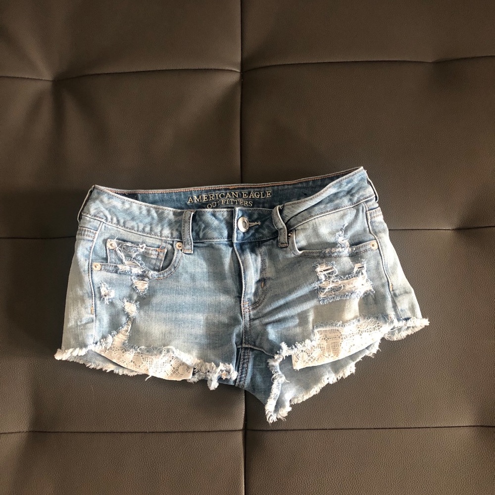 Denim shorts
